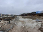 Abrissarbeiten auf dem ehemailgen Güterbahnhof 2022