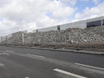 Abrissarbeiten auf dem ehemailgen Güterbahnhof 2022